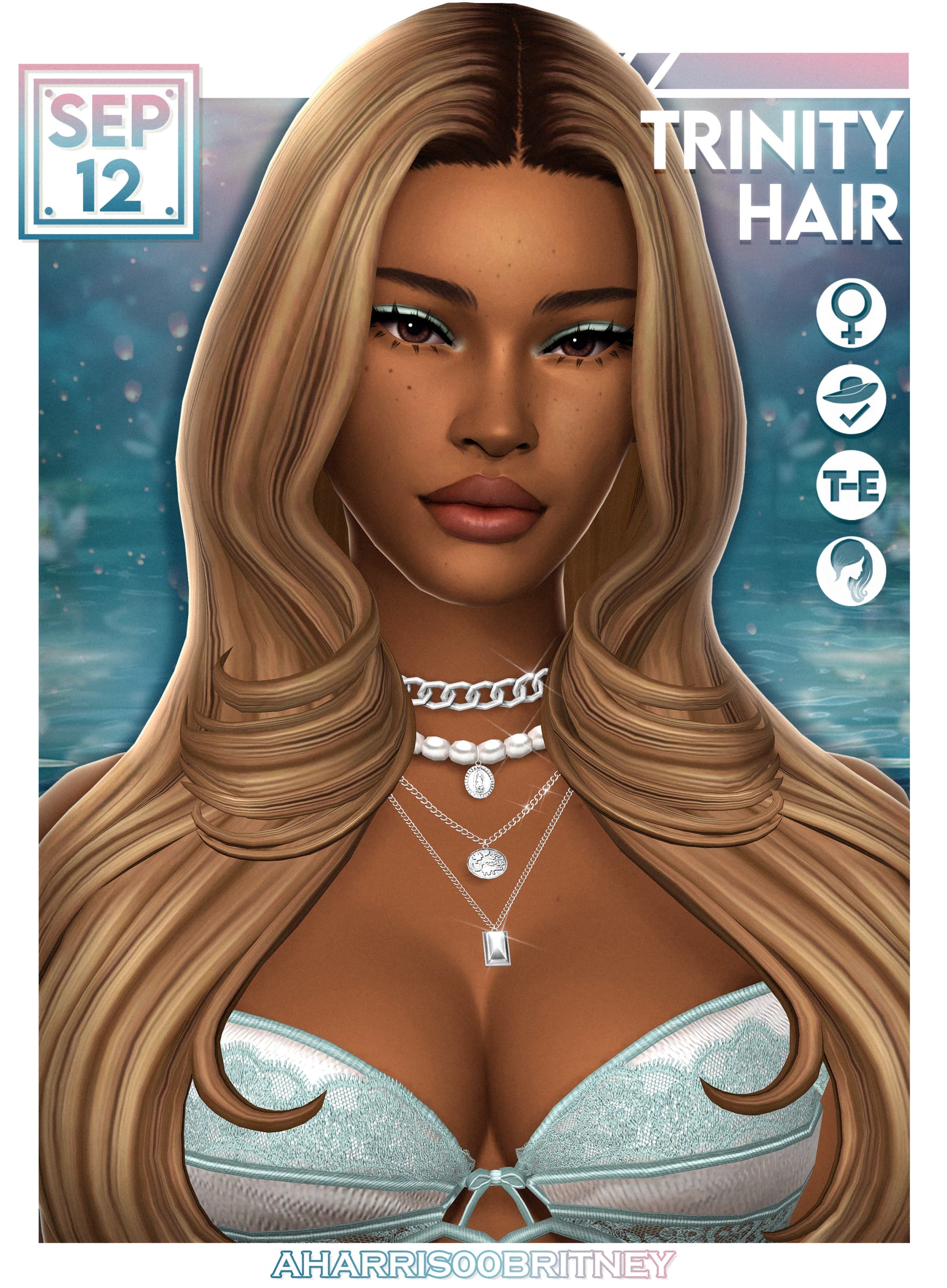 Скриншот мода Прическа Trinity Hair️